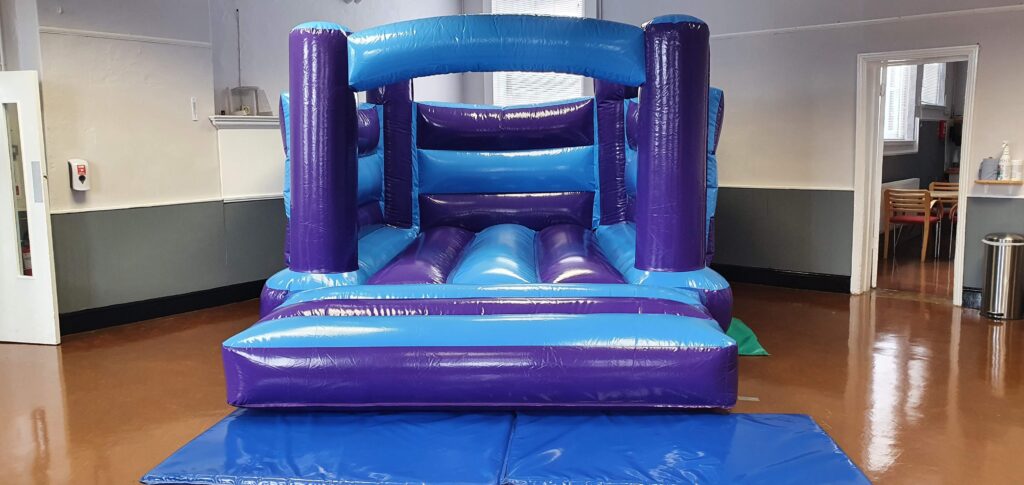 shiny bouncy castle hire