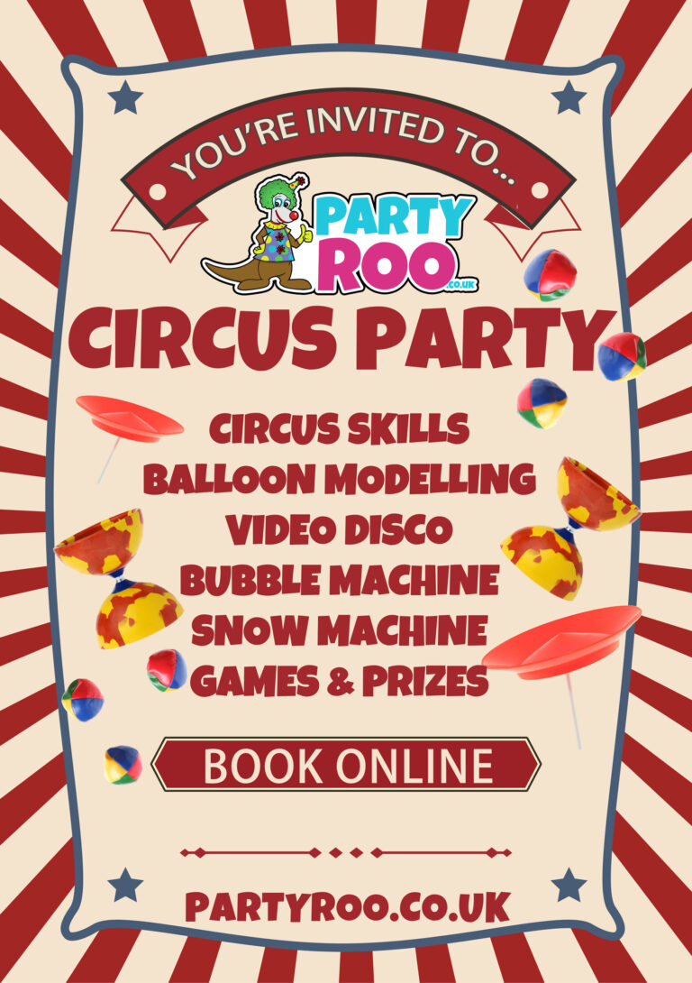 Circus Party flyer