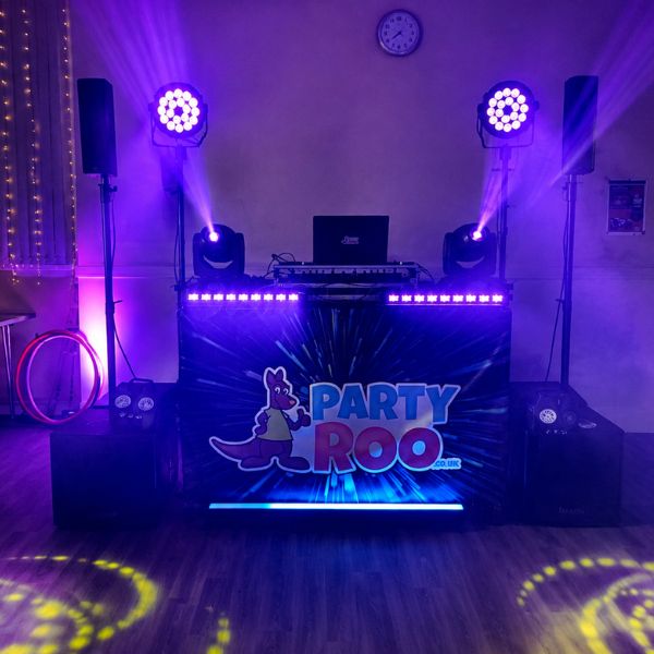 mini neon glow party package disco setup